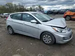 2017 Hyundai Accent Se Silver vin: KMHCT5AE0HU349347