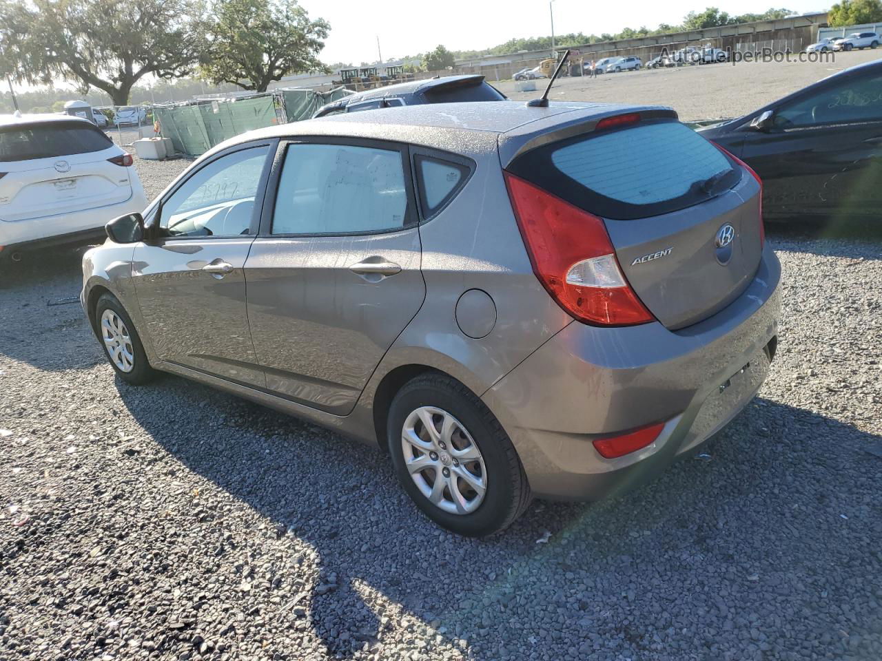 2013 Hyundai Accent Gls Brown vin: KMHCT5AE1DU088546