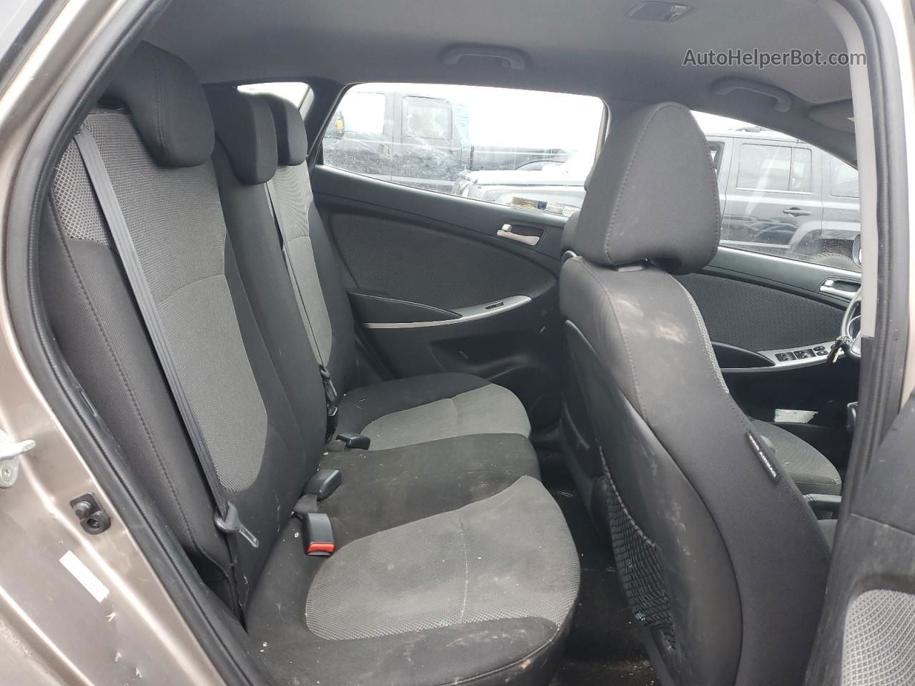 2014 Hyundai Accent Gls Коричневый vin: KMHCT5AE1EU163120