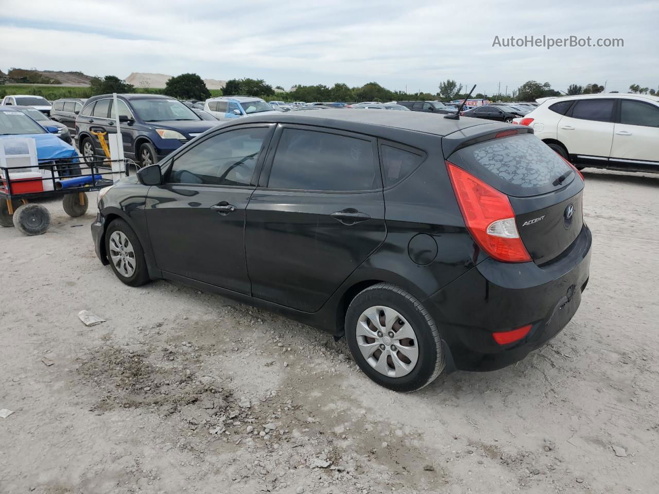 2015 Hyundai Accent Gs Black vin: KMHCT5AE1FU199763