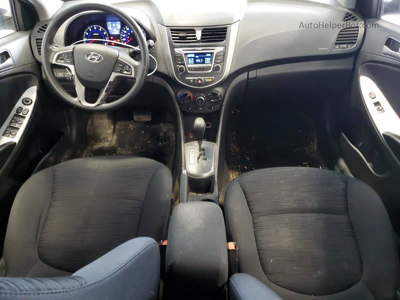 2015 Hyundai Accent Gs Белый vin: KMHCT5AE1FU203147