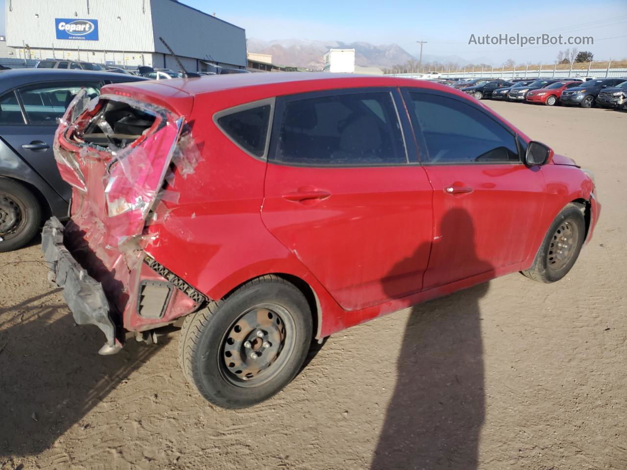 2015 Hyundai Accent Gs Red vin: KMHCT5AE1FU205187