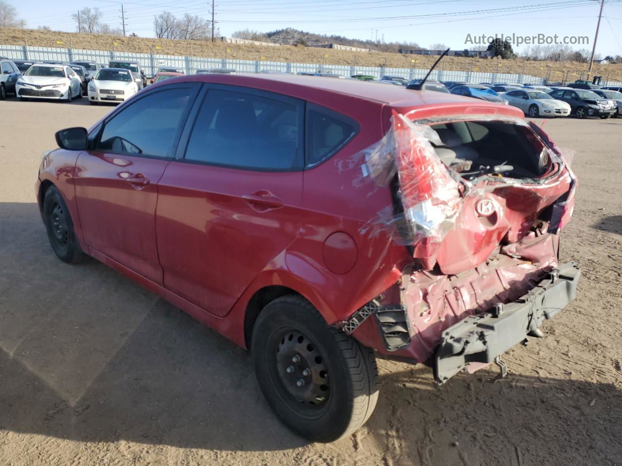 2015 Hyundai Accent Gs Red vin: KMHCT5AE1FU205187