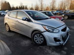 2015 Hyundai Accent Gs Silver vin: KMHCT5AE1FU205688