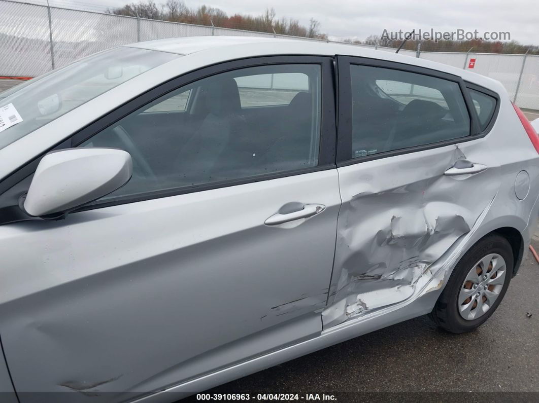 2015 Hyundai Accent Gs Silver vin: KMHCT5AE1FU213113