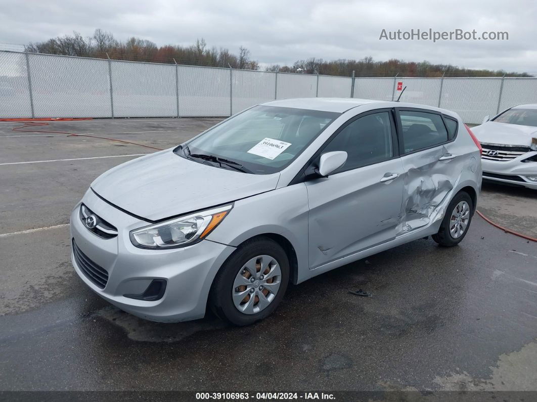 2015 Hyundai Accent Gs Silver vin: KMHCT5AE1FU213113