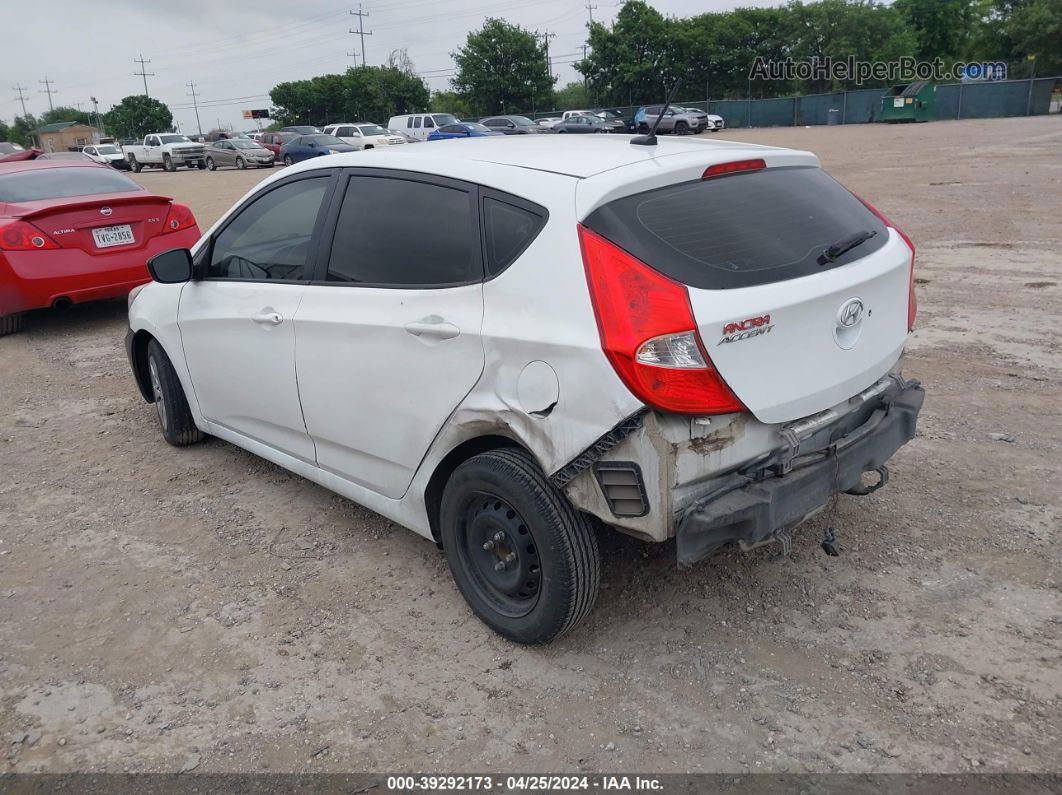 2016 Hyundai Accent Se White vin: KMHCT5AE1GU247151