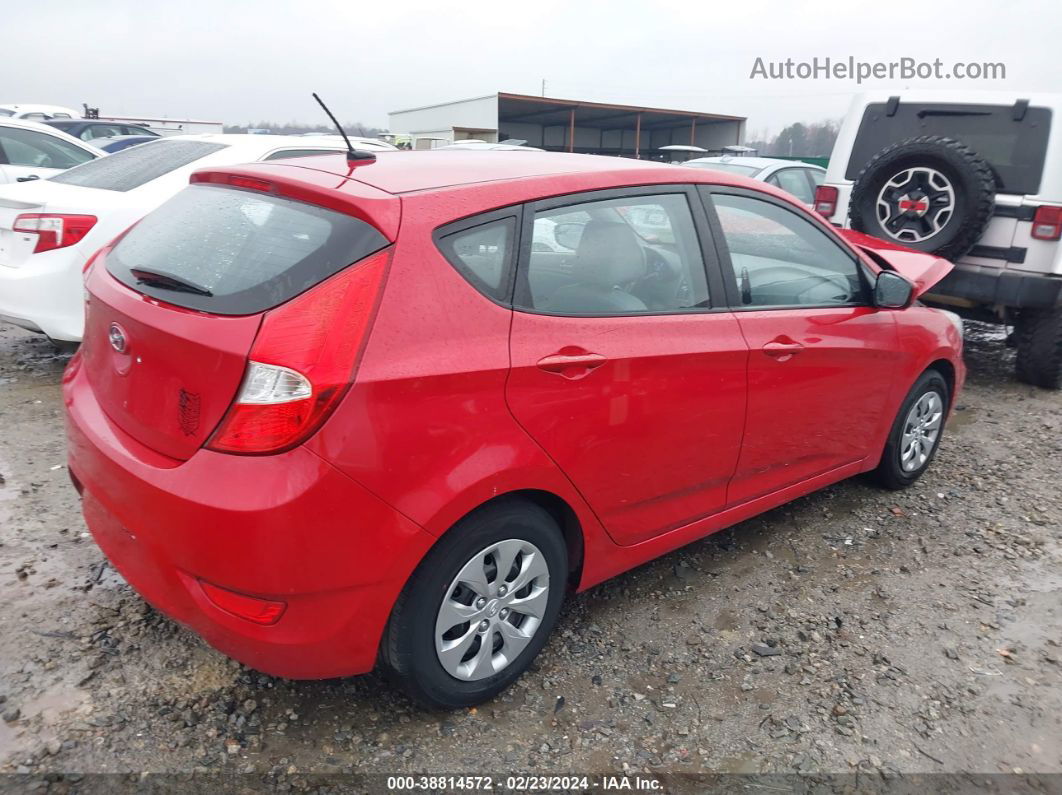 2016 Hyundai Accent Se Red vin: KMHCT5AE1GU274110