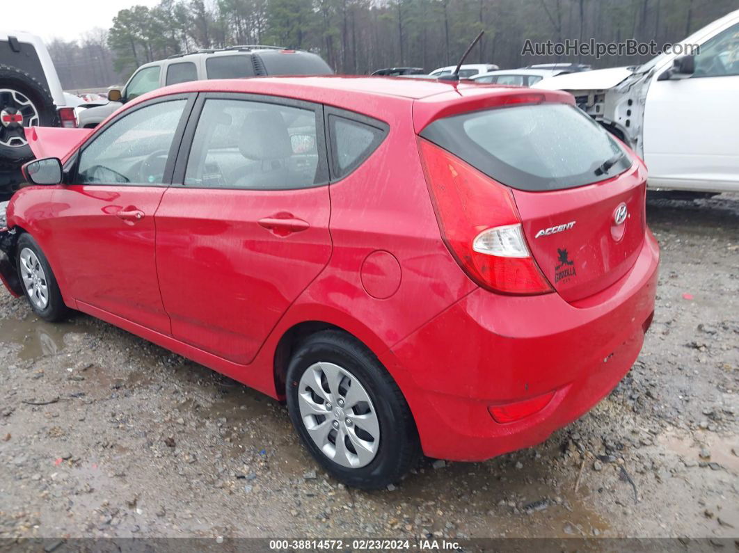 2016 Hyundai Accent Se Red vin: KMHCT5AE1GU274110