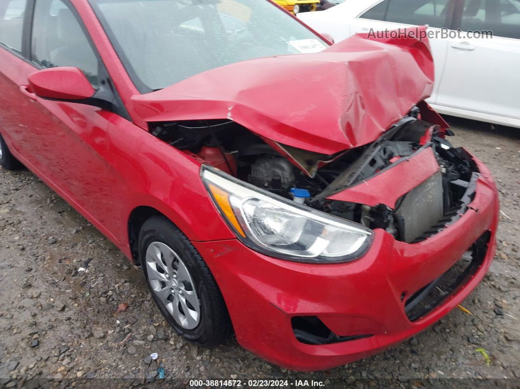 2016 Hyundai Accent Se Red vin: KMHCT5AE1GU274110