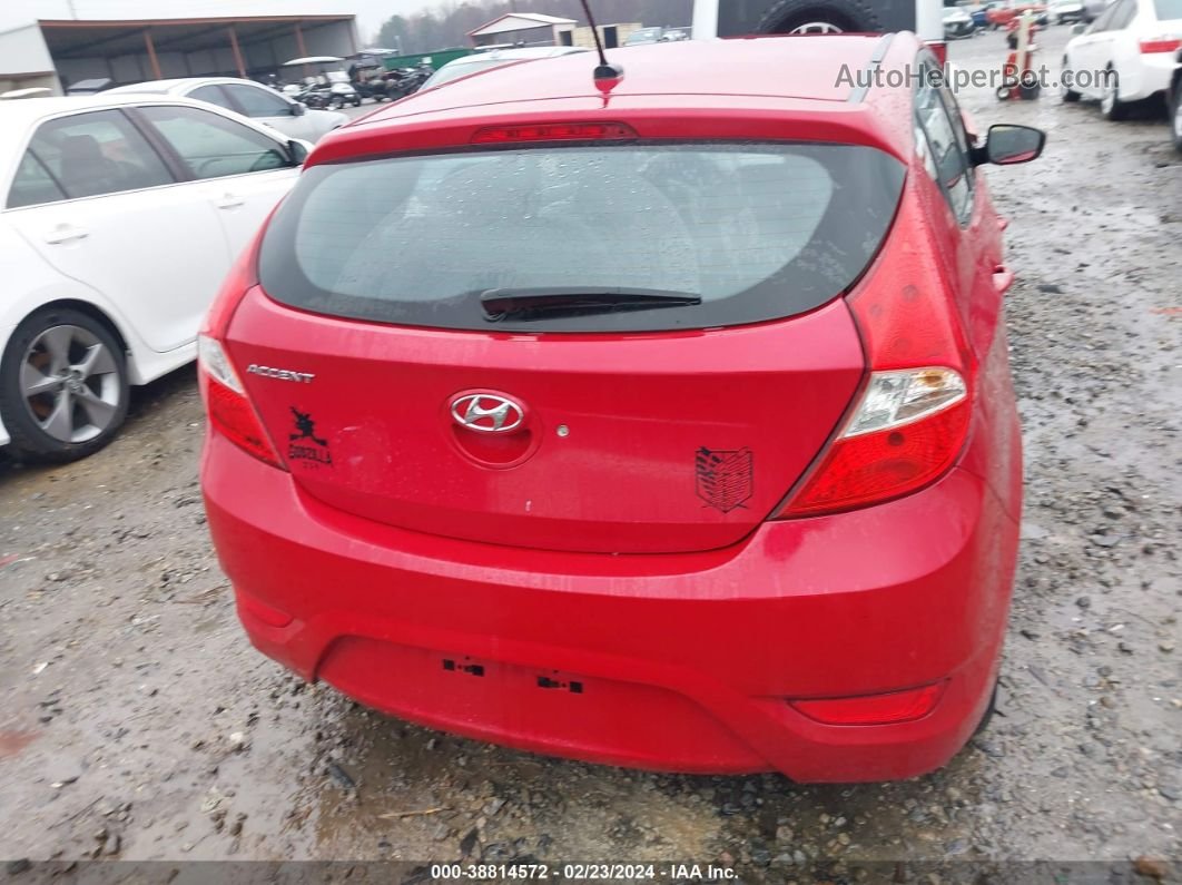 2016 Hyundai Accent Se Red vin: KMHCT5AE1GU274110