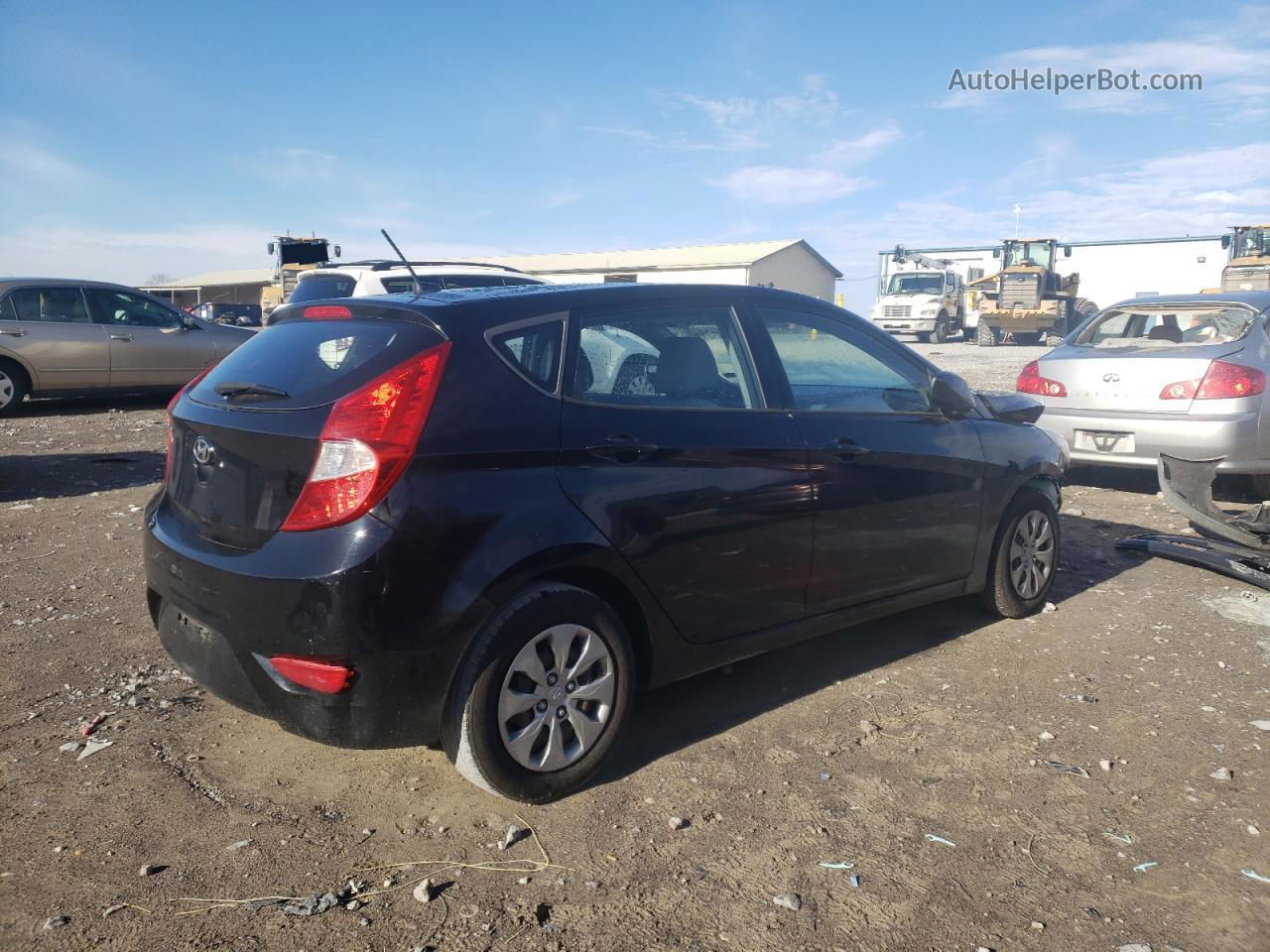 2017 Hyundai Accent Se Black vin: KMHCT5AE1HU321573