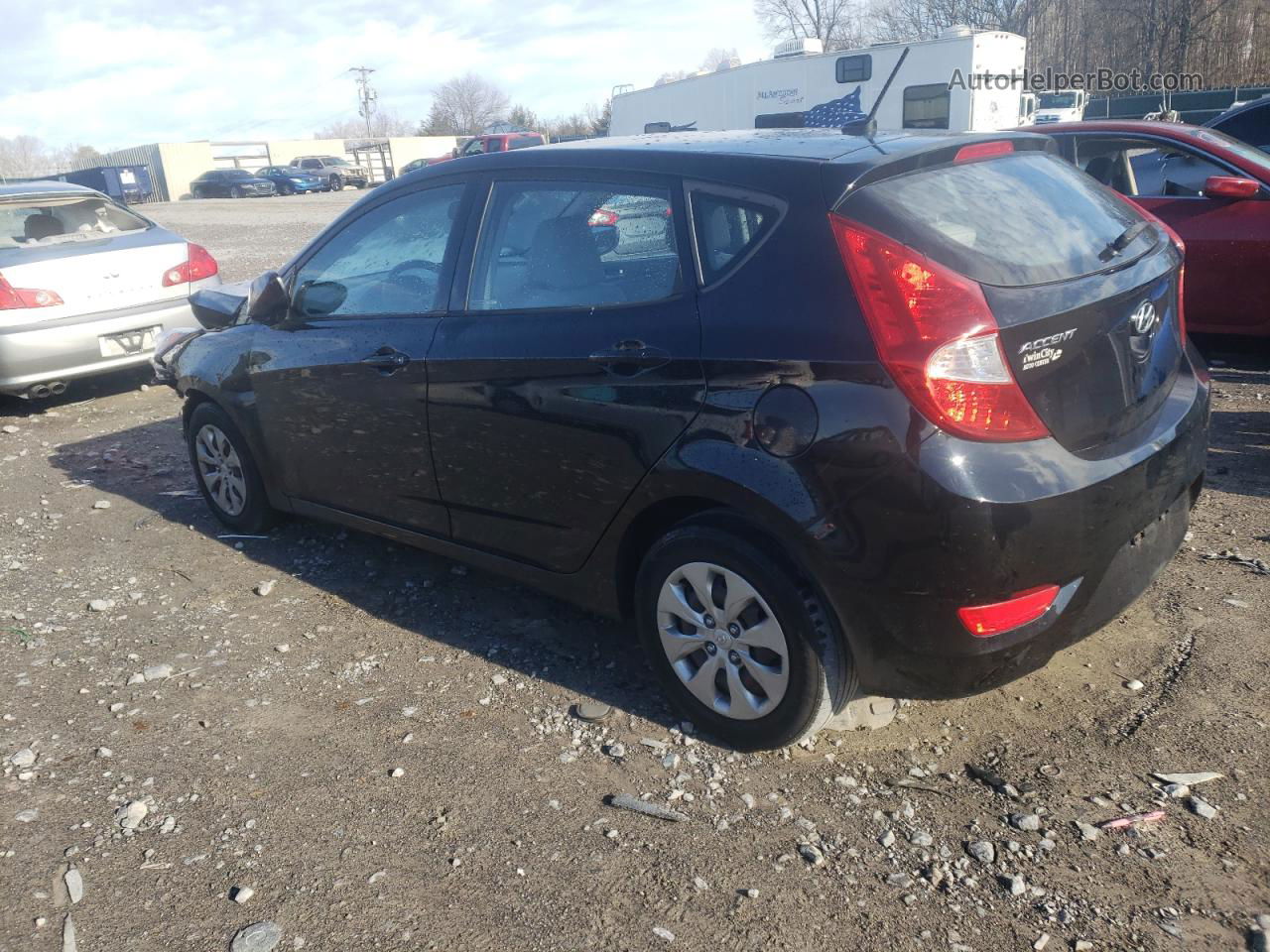 2017 Hyundai Accent Se Black vin: KMHCT5AE1HU321573