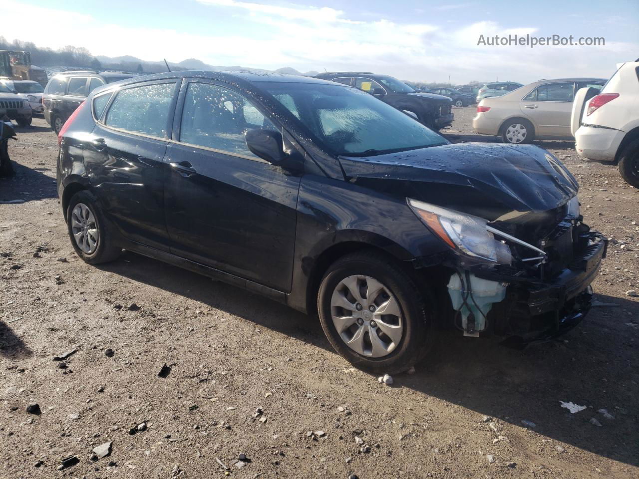 2017 Hyundai Accent Se Black vin: KMHCT5AE1HU321573