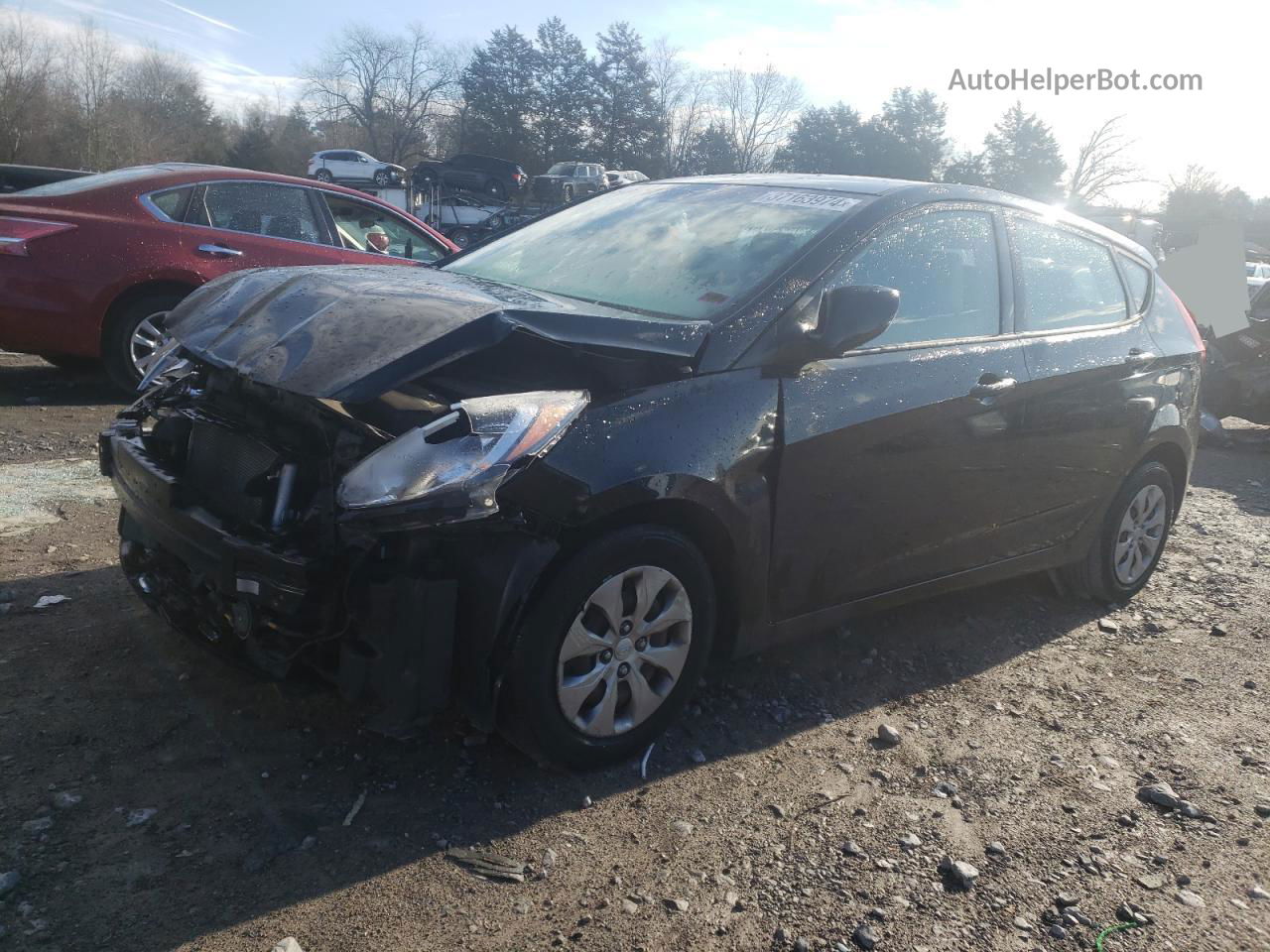 2017 Hyundai Accent Se Black vin: KMHCT5AE1HU321573