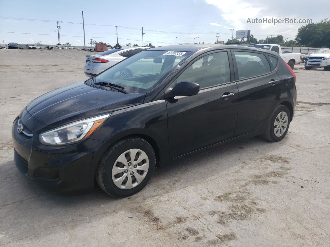 2017 Hyundai Accent Se Black vin: KMHCT5AE1HU354265