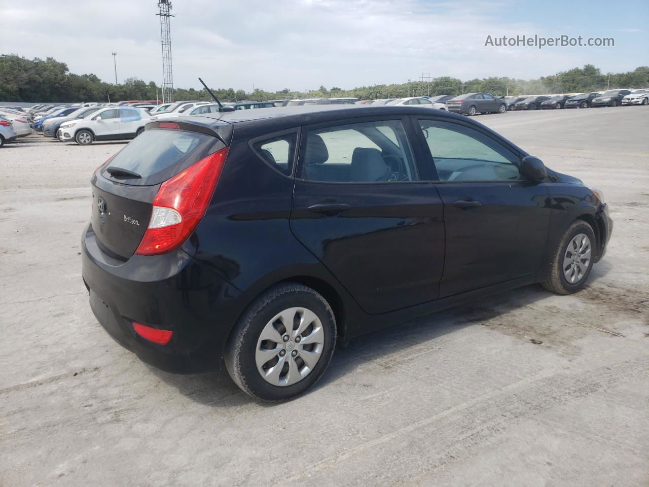 2017 Hyundai Accent Se Black vin: KMHCT5AE1HU354265