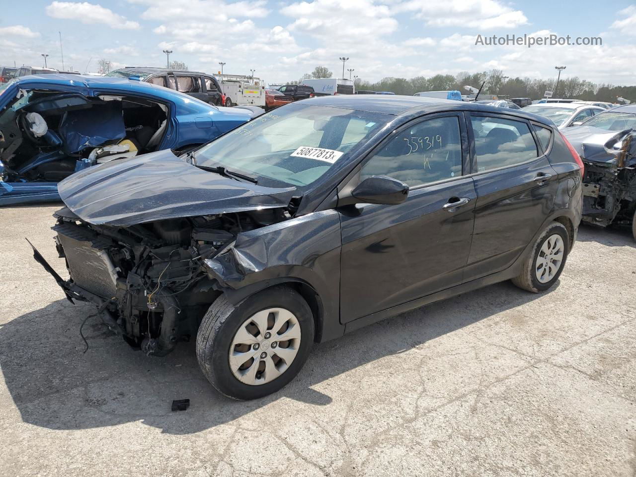 2017 Hyundai Accent Se Black vin: KMHCT5AE1HU359319