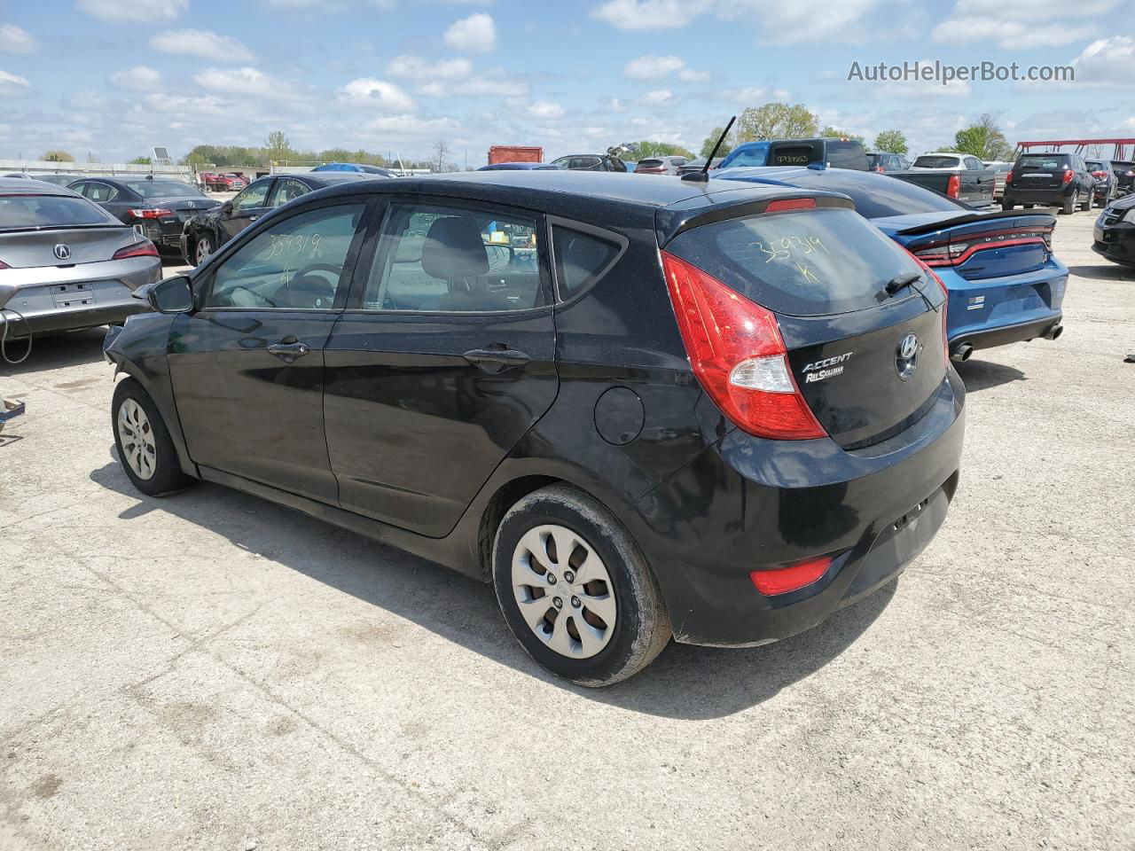 2017 Hyundai Accent Se Black vin: KMHCT5AE1HU359319