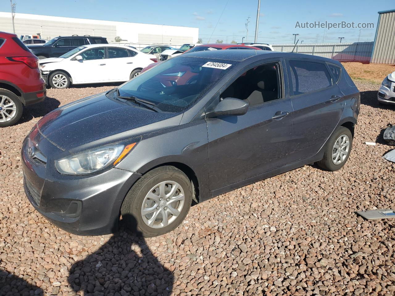 2013 Hyundai Accent Gls Угольный vin: KMHCT5AE2DU070038