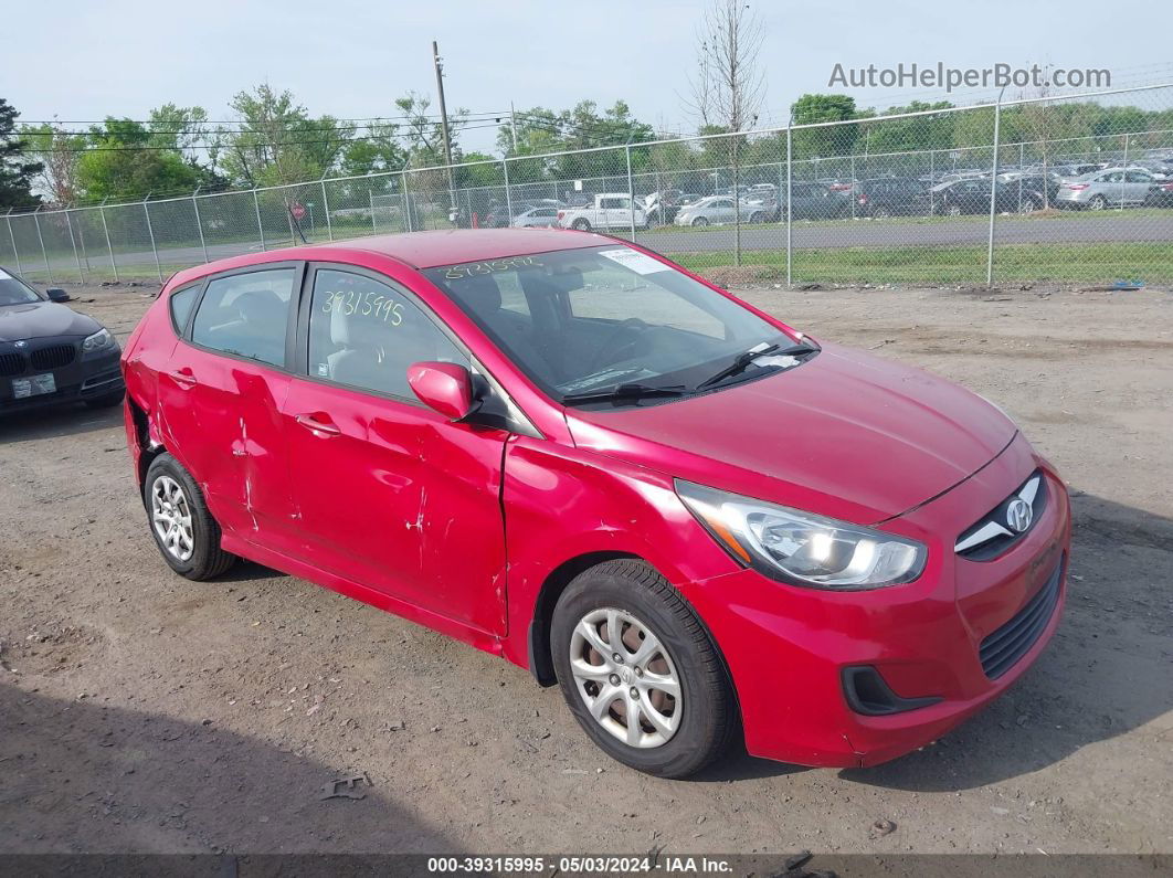 2013 Hyundai Accent Gs Red vin: KMHCT5AE2DU110991