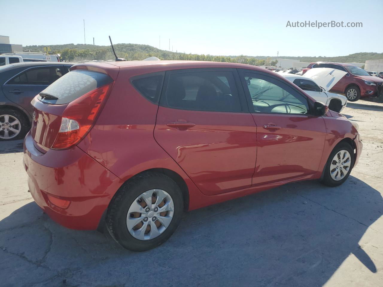 2015 Hyundai Accent Gs Красный vin: KMHCT5AE2FU201553