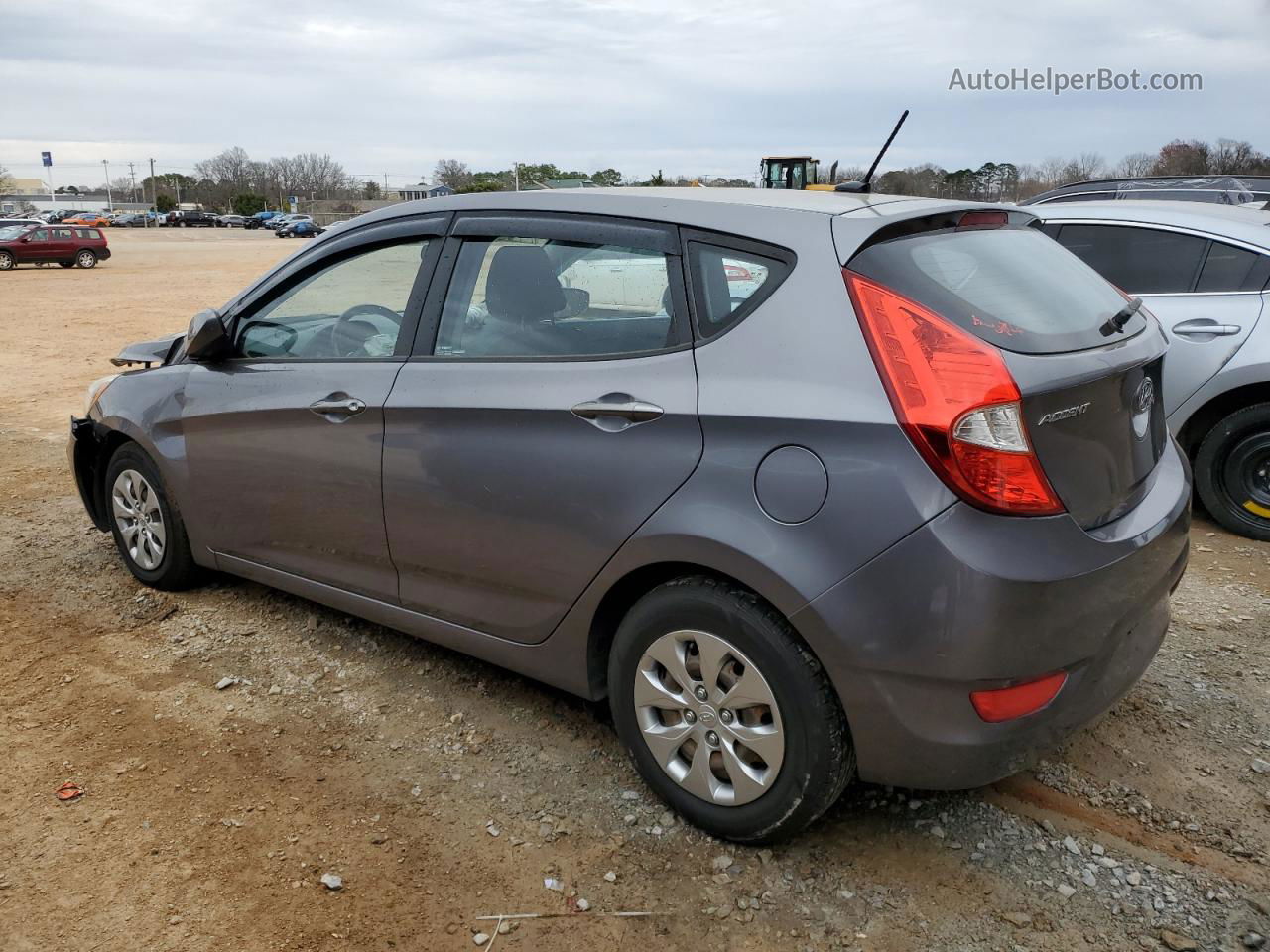 2015 Hyundai Accent Gs Gray vin: KMHCT5AE2FU208096