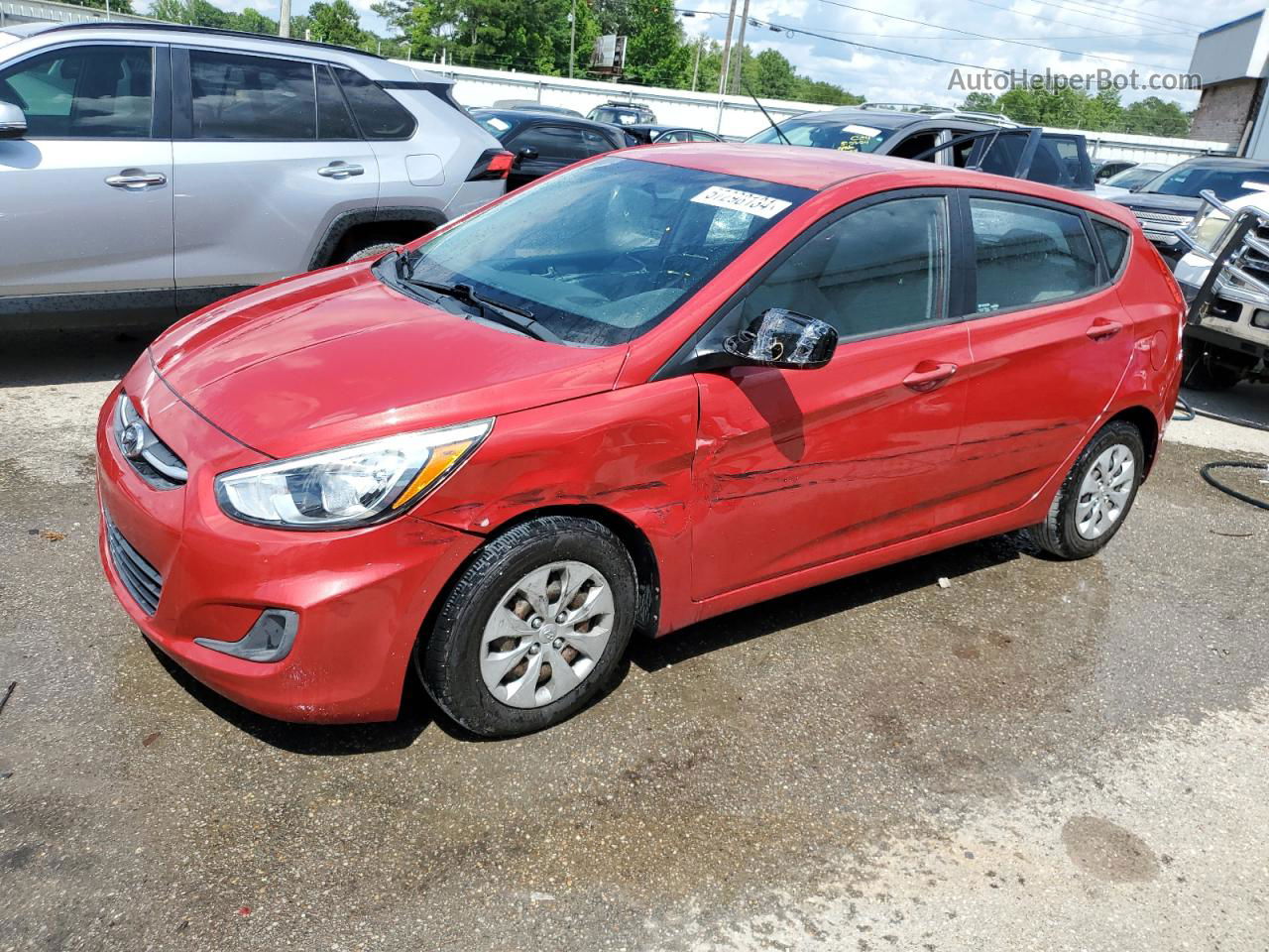 2015 Hyundai Accent Gs Red vin: KMHCT5AE2FU231202