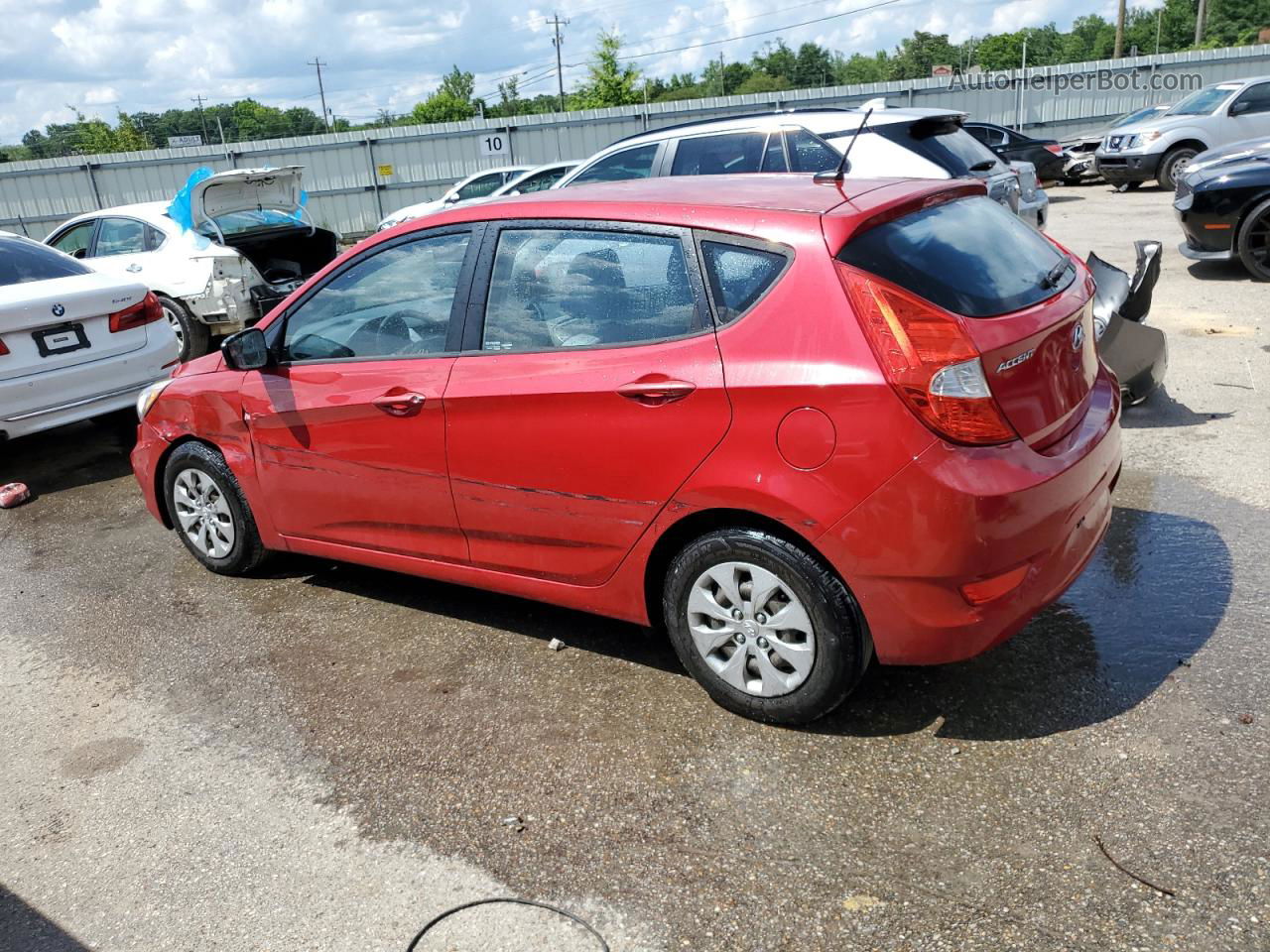 2015 Hyundai Accent Gs Red vin: KMHCT5AE2FU231202