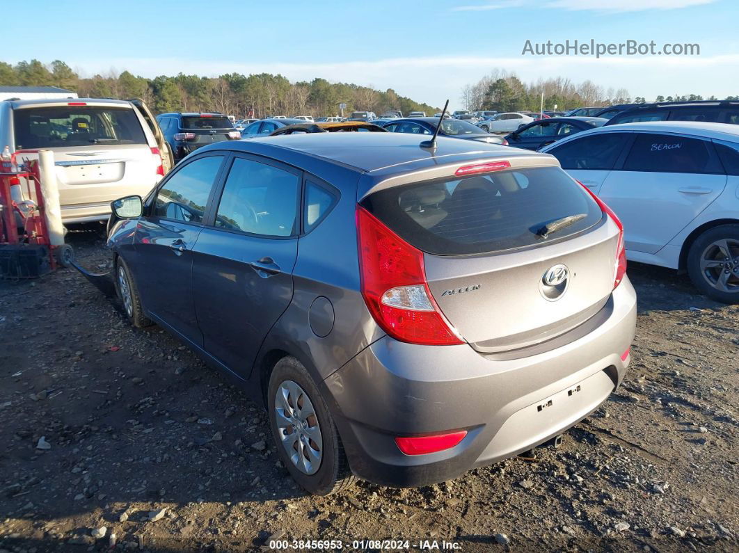 2016 Hyundai Accent Se Gray vin: KMHCT5AE2GU237194