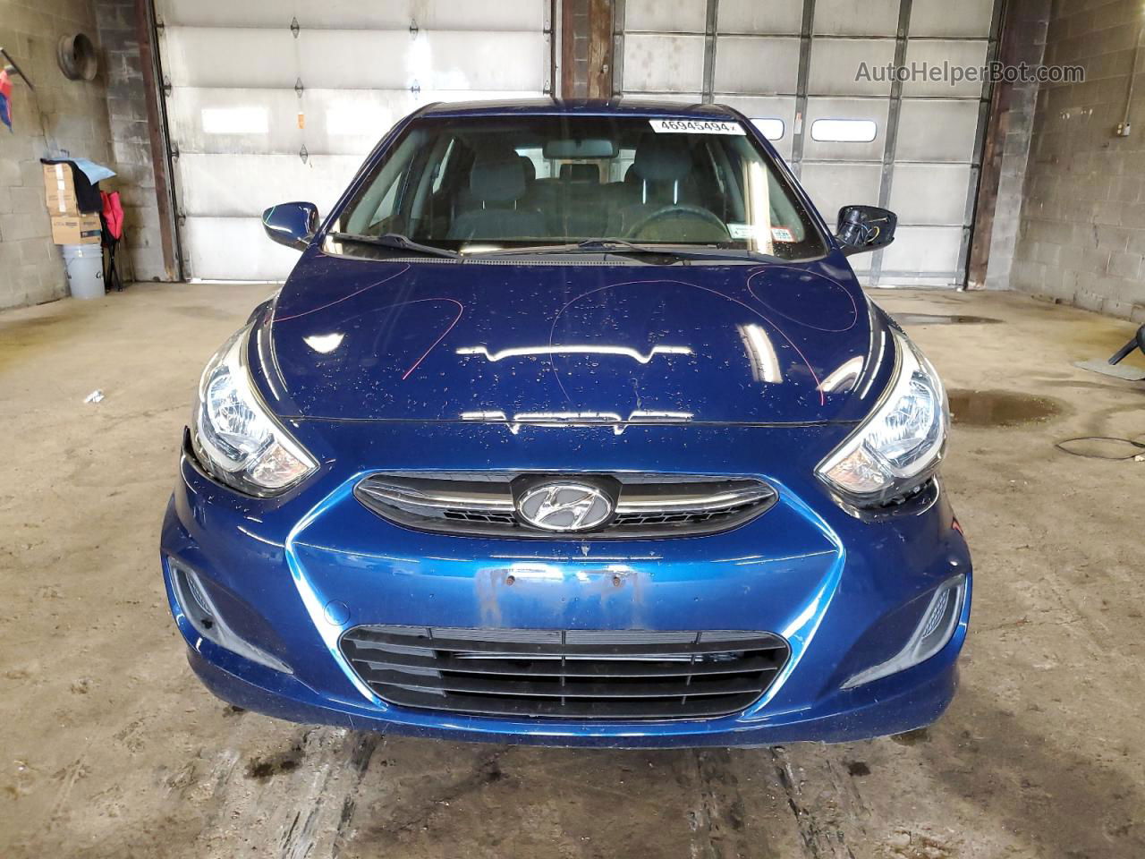 2016 Hyundai Accent Se Blue vin: KMHCT5AE2GU237227