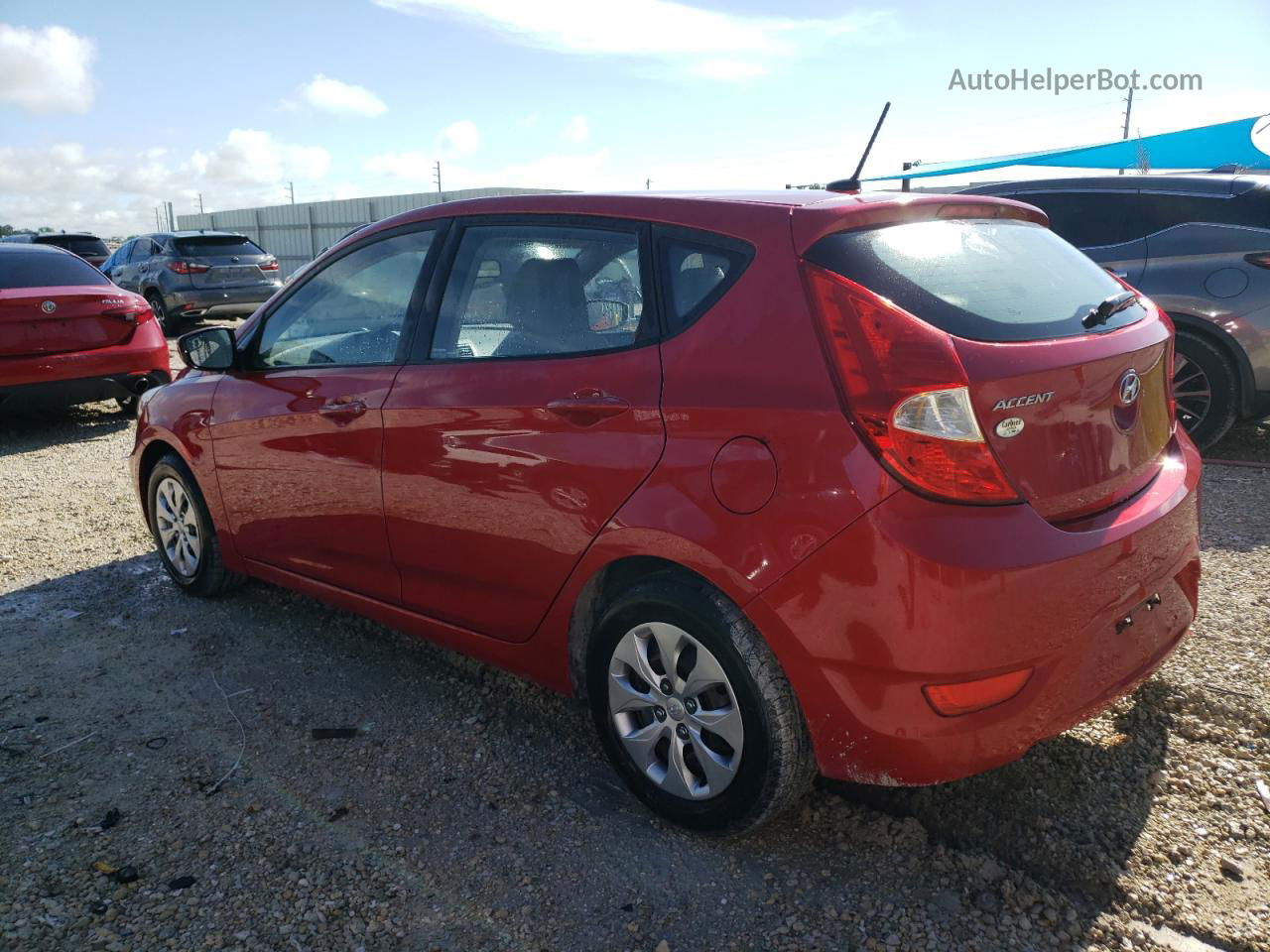 2016 Hyundai Accent Se Красный vin: KMHCT5AE2GU244128