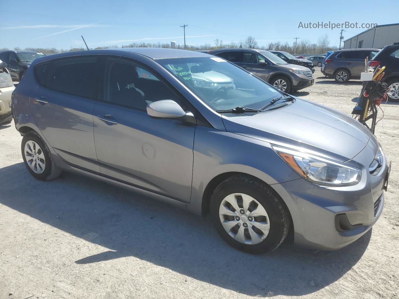 2016 Hyundai Accent Se Gray vin: KMHCT5AE2GU248387