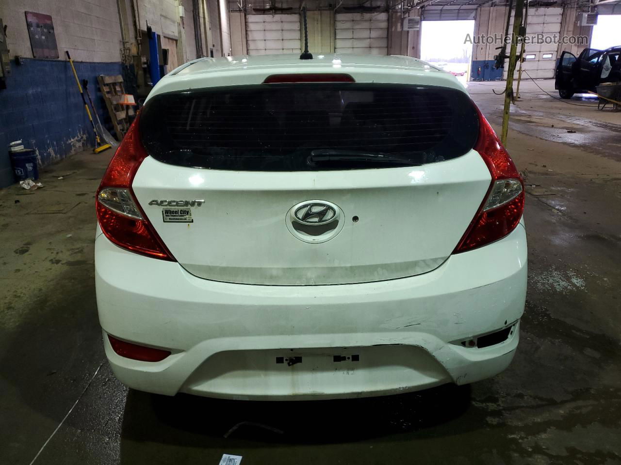 2016 Hyundai Accent Se White vin: KMHCT5AE2GU251273