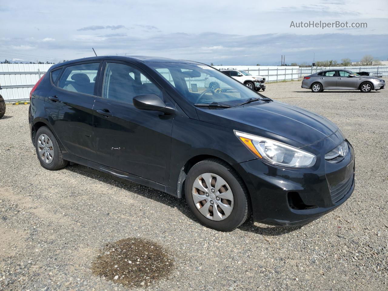 2016 Hyundai Accent Se Black vin: KMHCT5AE2GU255713