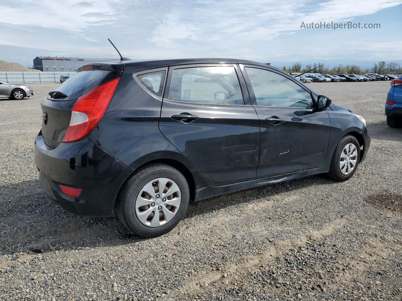 2016 Hyundai Accent Se Черный vin: KMHCT5AE2GU255713