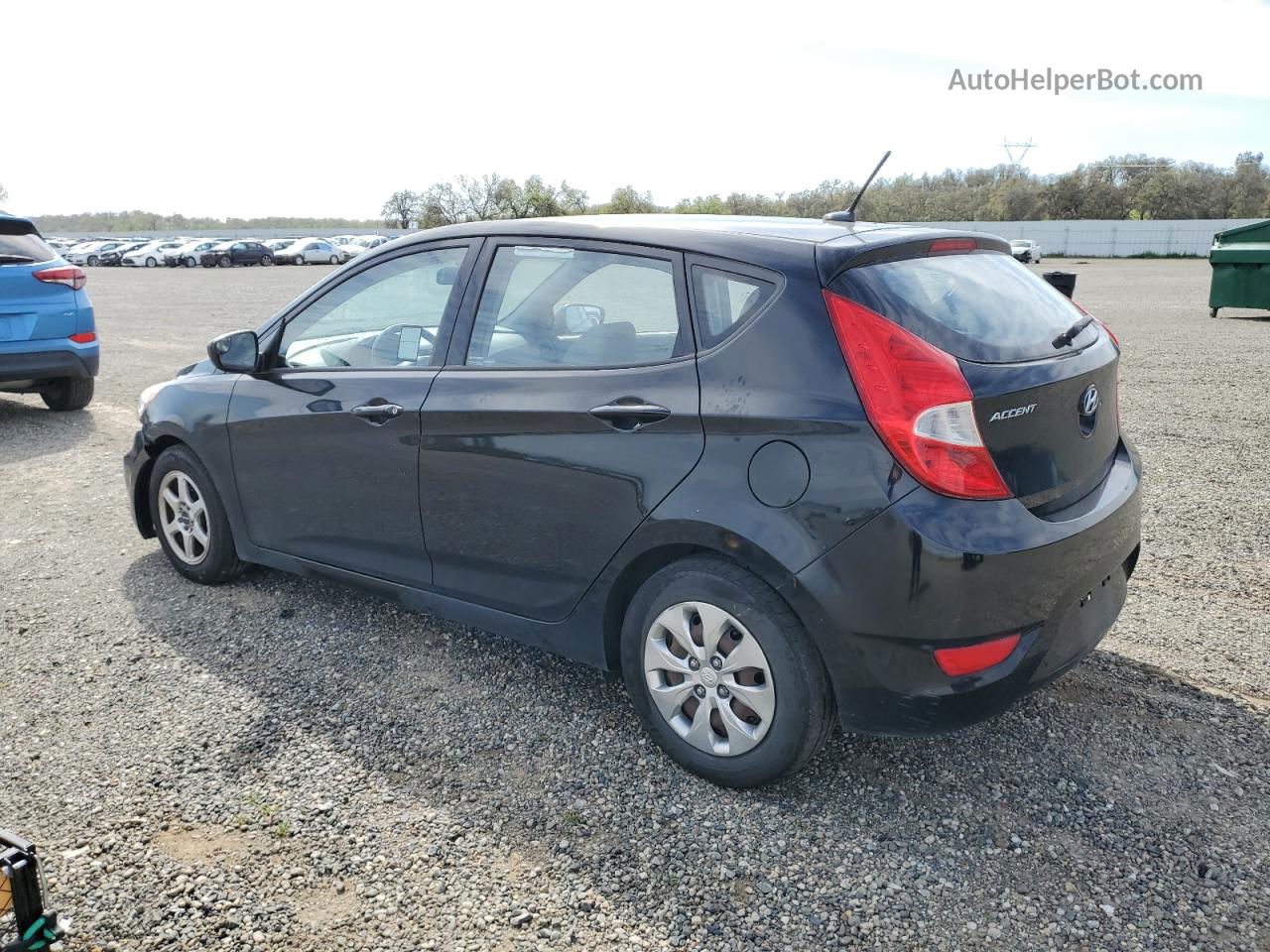 2016 Hyundai Accent Se Черный vin: KMHCT5AE2GU255713