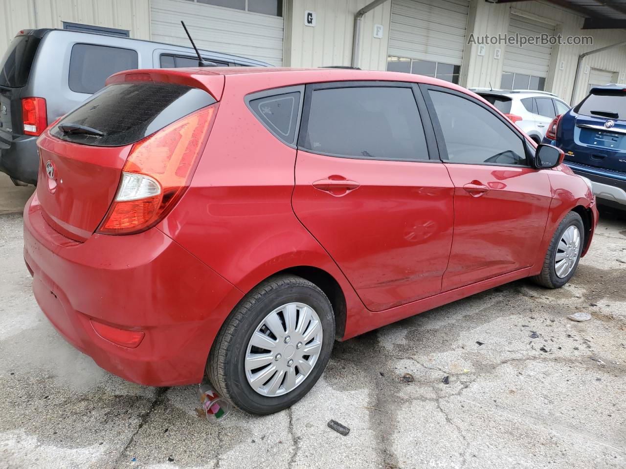 2017 Hyundai Accent Se Red vin: KMHCT5AE2HU315734