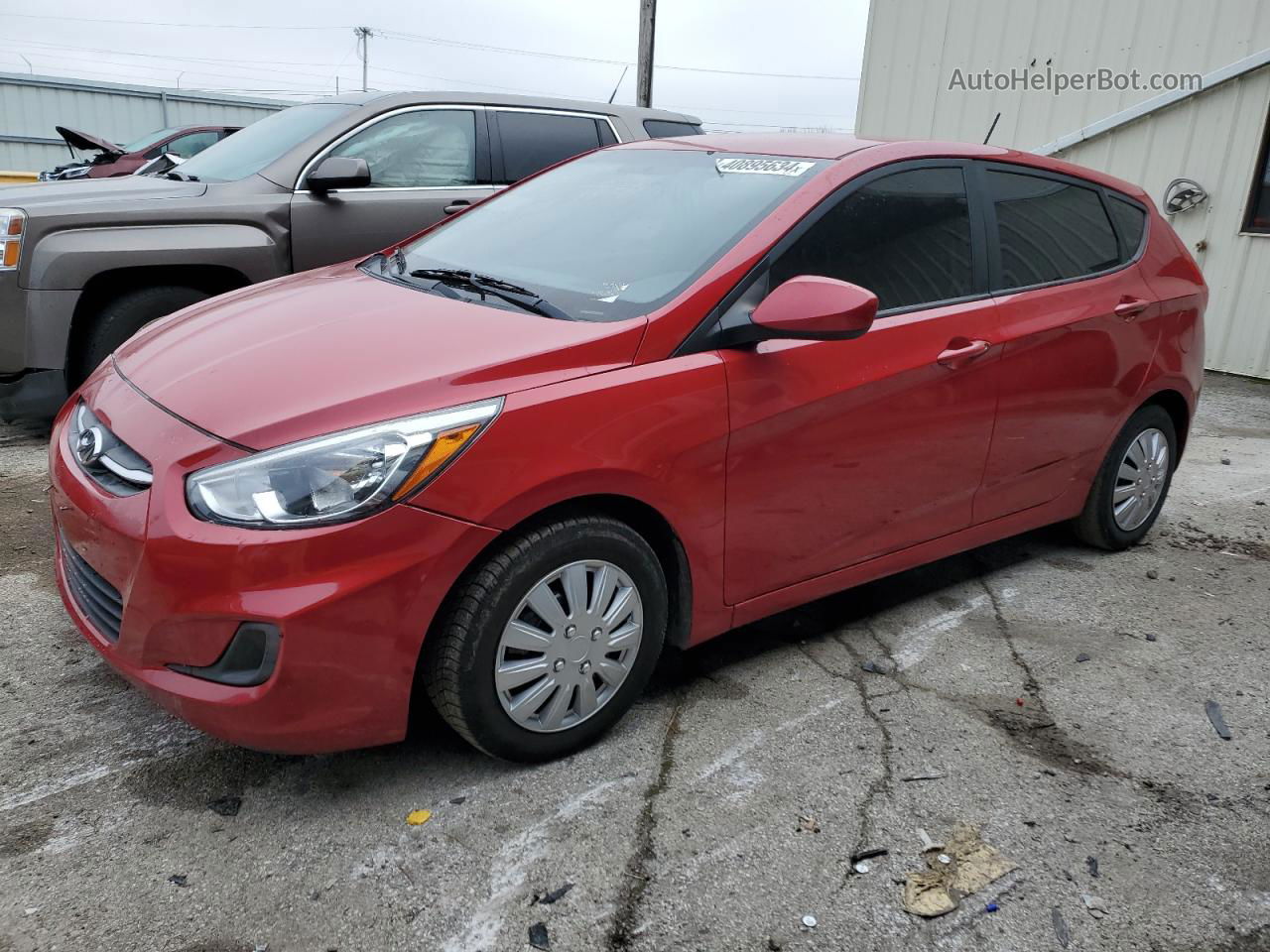 2017 Hyundai Accent Se Red vin: KMHCT5AE2HU315734