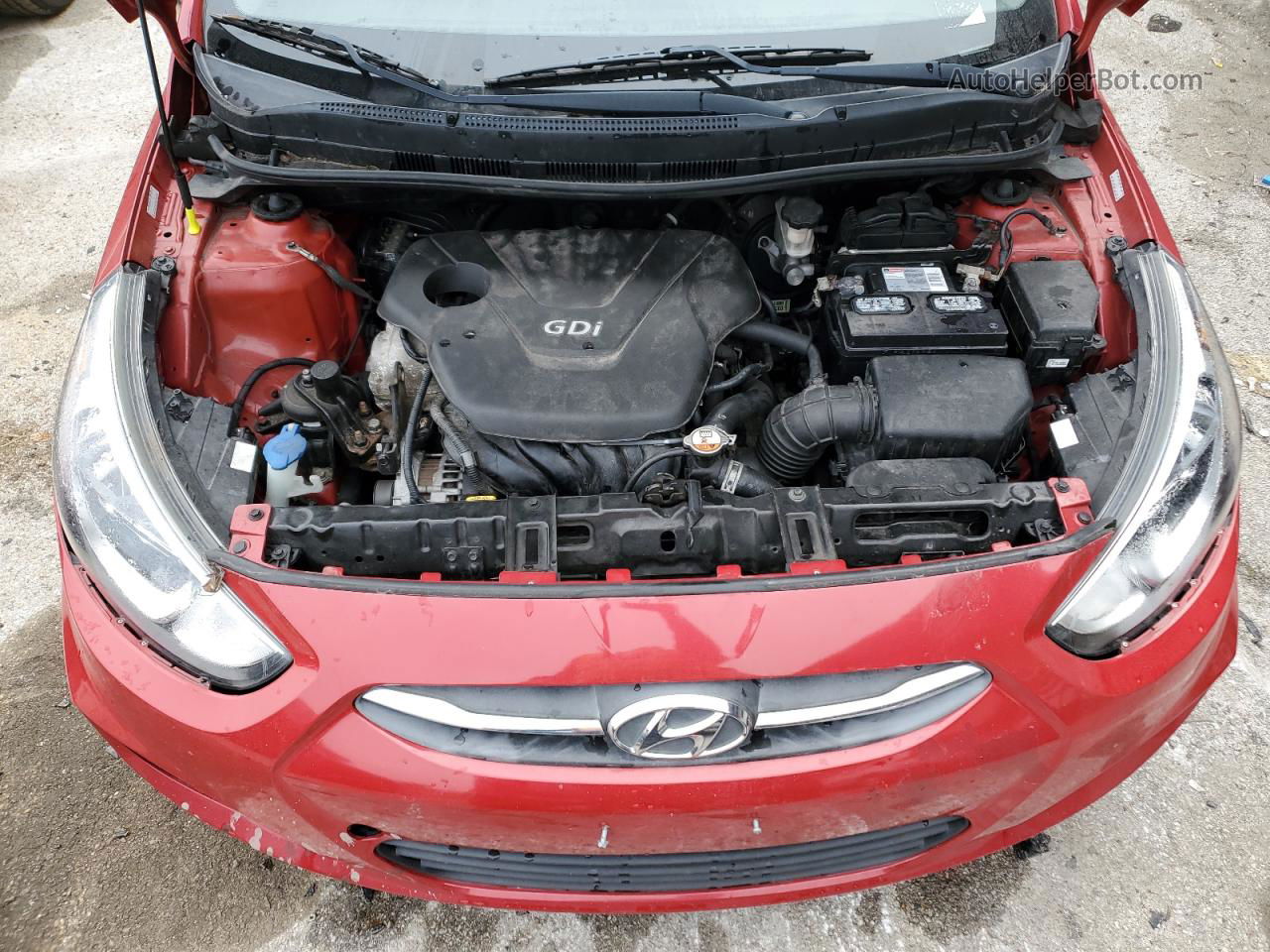 2017 Hyundai Accent Se Red vin: KMHCT5AE2HU315734