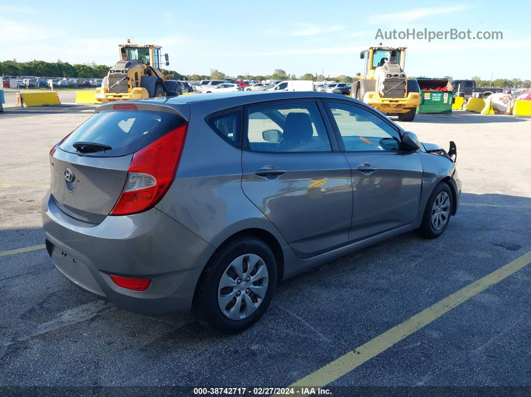 2017 Hyundai Accent Se Gray vin: KMHCT5AE2HU360088