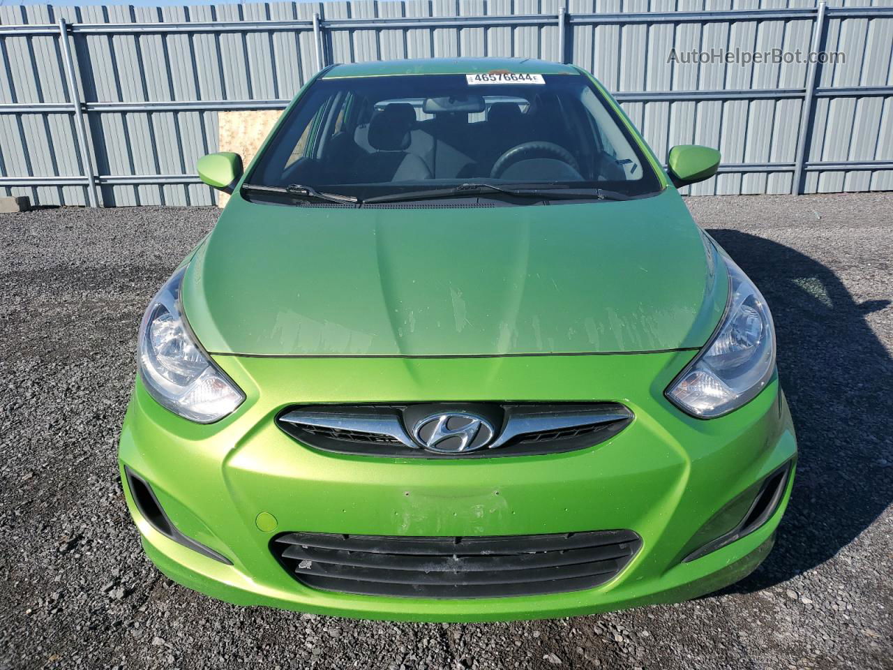 2013 Hyundai Accent Gls Green vin: KMHCT5AE3DU090993