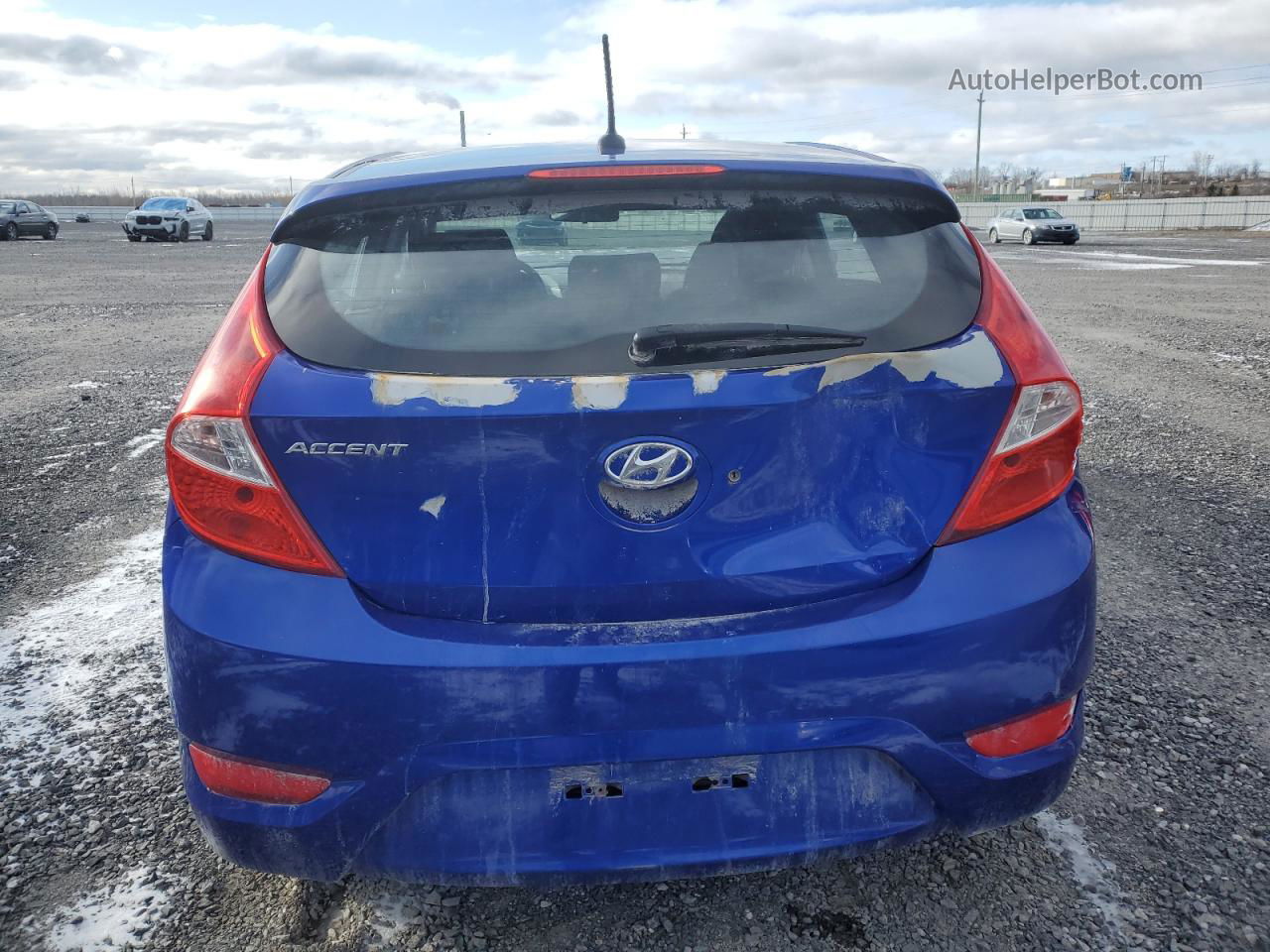 2013 Hyundai Accent Gls Синий vin: KMHCT5AE3DU123104