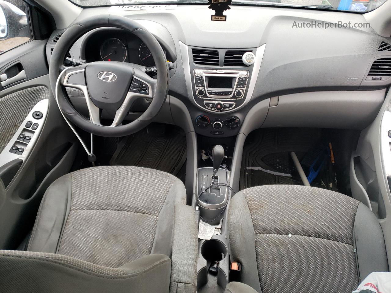 2014 Hyundai Accent Gls Синий vin: KMHCT5AE3EU141152