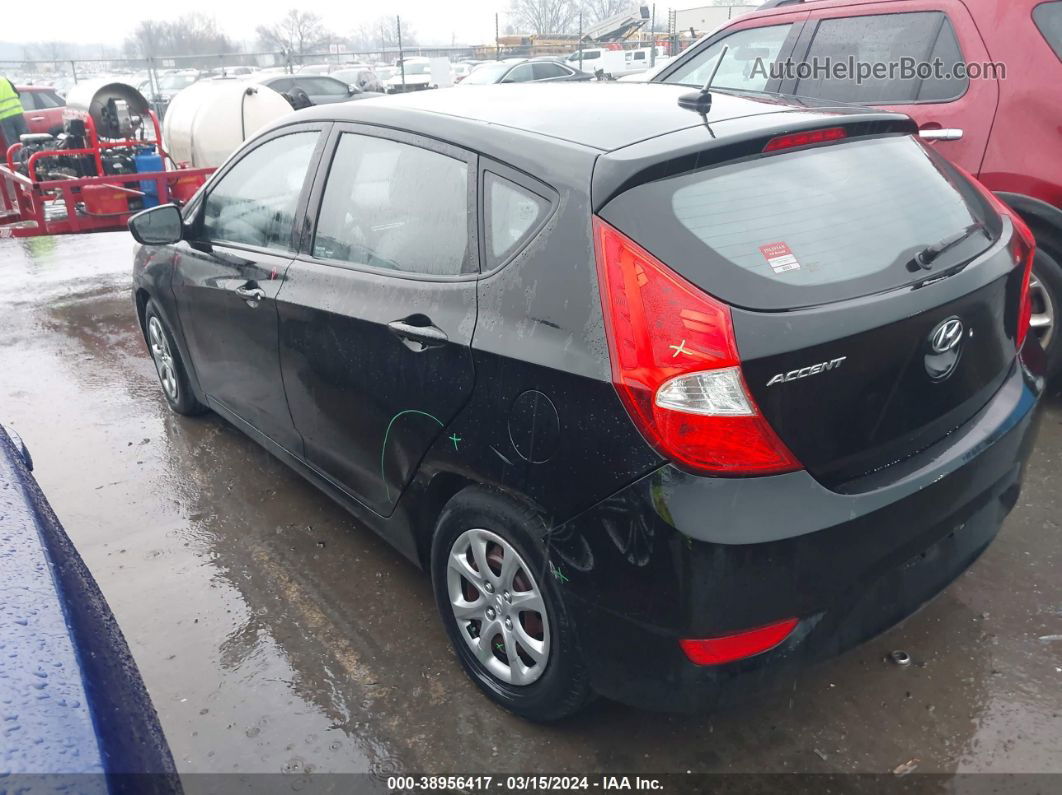 2014 Hyundai Accent Gs Черный vin: KMHCT5AE3EU157805