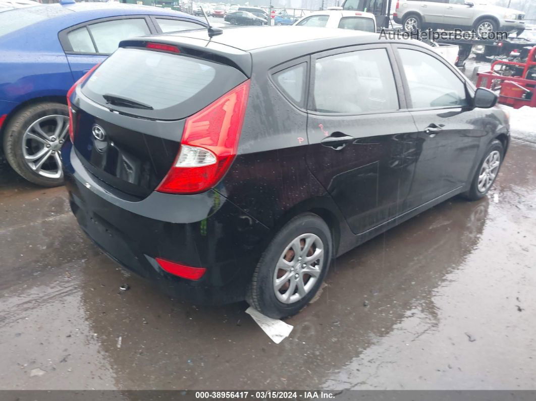 2014 Hyundai Accent Gs Black vin: KMHCT5AE3EU157805