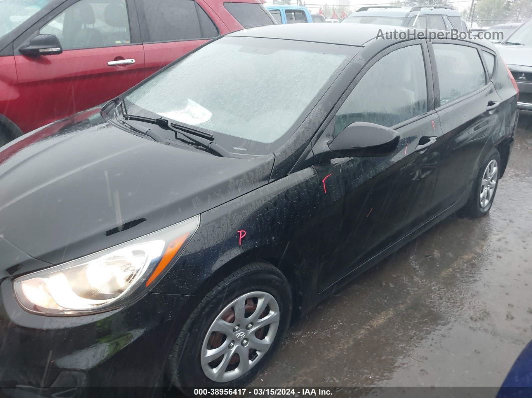 2014 Hyundai Accent Gs Черный vin: KMHCT5AE3EU157805