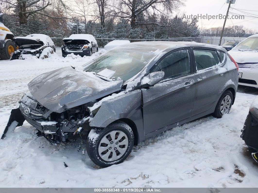 2015 Hyundai Accent Gs Gray vin: KMHCT5AE3FU203909