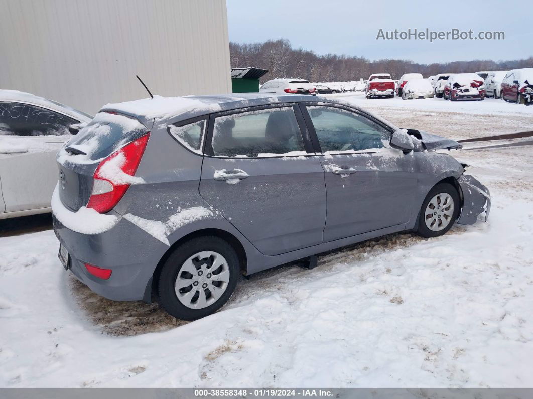 2015 Hyundai Accent Gs Gray vin: KMHCT5AE3FU203909