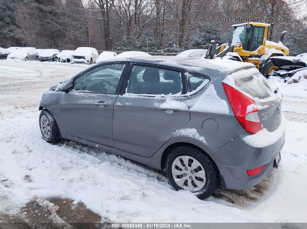 2015 Hyundai Accent Gs Gray vin: KMHCT5AE3FU203909